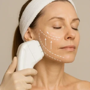 Woman having HI-FU to reduce wrinkles call LA LIPO Enfield Lock Now!
