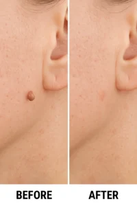 Skin tags removal Enfield Lock before and after