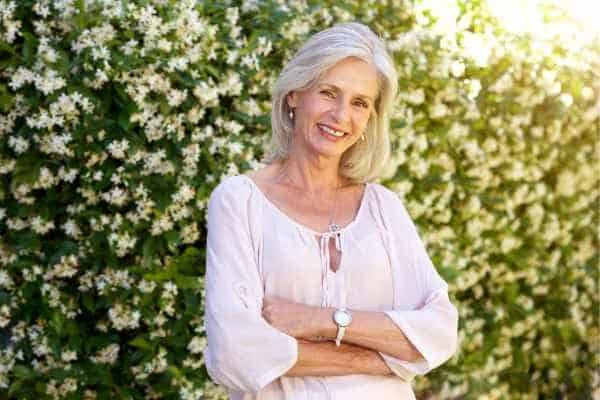 Older woman happy with urinary incontinence treatment Enfield Lock