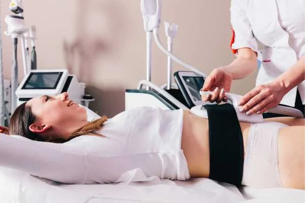 woman having body sculpting to help improve her body image and her mental health Enfield Lock